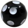 20mm Black Polka Dot Bubblegum Beads - Image 1 of 0