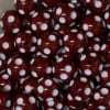 20mm Burgundy Red Polka Dot Bubblegum Beads - Image 2 of 0