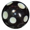 20mm Black Glow Polka Dot Bubblegum Beads - Image 1 of 0