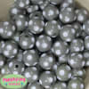 20mm Gray Polka Dot Bubblegum Beads Bulk - Image 1 of 0