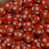 20mm Orange Polka Dot Bubblegum Beads - Image 2 of 0