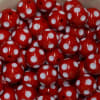 20mm Red Polka Dot Bubblegum Beads - Image 2 of 0