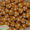 20mm Tangerine Polka Dot Bubblegum Beads - Image 1 of 0
