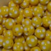 20mm Yellow Polka Dot Bubblegum Beads - Image 2 of 0