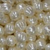 20mm Cream Pumpkin Style Acrylic Bubblegum Bead - Image 2 of 0