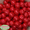 20mm Red Pumpkin Style Acrylic Bubblegum Bead - Image 1 of 0