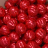 20mm Red Pumpkin Style Acrylic Bubblegum Bead - Image 2 of 0