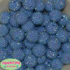 20mm Baby Blue Rhinestone Bubblegum Beads Bulk - Image 1 of 0