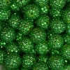 20mm Christmas Green Rhinestone Beads Bulk - Image 2 of 0