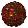 20mm Fall Confetti Rhinestone Bubblegum Bead - Image 1 of 0