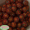 20mm Fall Confetti Rhinestone Bubblegum Bead - Image 1 of 0