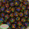 20mm Rainbow Confetti Rhinestone Beads Bulk - Image 1 of 0