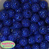 20mm Deep Royal Blue Rhinestone Bubblegum Beads - Image 2 of 0
