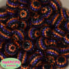 20mm Halloween Dark Stripe Rhinestone Bubblegum Beads - Image 1 of 0
