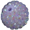 20mm Ice Lavender Rhinestone Bubblegum Beads - Image 1 of 0