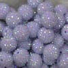20mm Ice Lavender Rhinestone Bubblegum Beads - Image 2 of 0