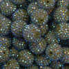 20mm Olive Green Rhinestone Bubblegum Beads - Image 2 of 0