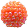 20mm Orange Rhinestone Bubblegum Beads - Image 1 of 0