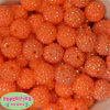 20mm Orange Rhinestone Bubblegum Beads - Image 2 of 0