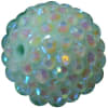 20mm Pastel Green Rhinestone Bubblegum Beads - Image 1 of 0