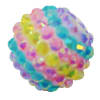 20mm Pastel Stripe Rhinestone Bubblegum Beads - Image 1 of 0