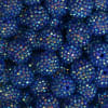 20mm Royal Blue Rhinestone Bubblegum Beads - Image 2 of 0