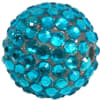 20mm Turquoise Rhinestone Bubblegum Beads - Image 1 of 0