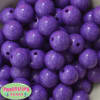 20mm Purple Solid Crackle Bubblegum Bead - Image 2 of 0