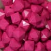 20mm Solid Hot Pink Cube Bubblegum Bead - Image 2 of 0
