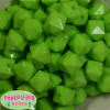 20mm Solid Lime Green Cube Bubblegum Bead - Image 2 of 0