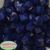 20mm Solid Navy Blue Cube Bubblegum Bead - Image 2 of 0