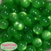 20mm Emerald Green Shimmer Bubble Style Acrylic Gumball Bead - Image 1 of 0