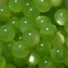 20mm Lime Green Shimmer Bubble Style Acrylic Gumball Bead - Image 2 of 0