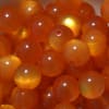 20mm Orange Shimmer Bubble Style Acrylic Gumball Bead - Image 2 of 0