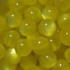 20mm Yellow Shimmer Bubble Style Acrylic Gumball Bead - Image 2 of 0