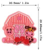Pretty Pink Barn with Animals Silicone Focal Bead - Image 2 of 0