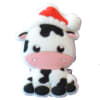 Adorable Christmas Cow Silicone Focal Bead - Image 1 of 0