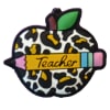 Leopard print apple with Teacher Silicone Focal Bead - Image 1 of 0