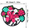 Cute Mama Silicone Focal Bead with Flower detail - Image 2 of 0