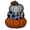 32mm Vibrant Pumpkin Stack Silicone Focal Bead - Image 1 of 0