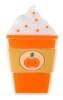 35mm Colorful Pumpkin Spice Latte Silicone Focal Bead - Image 1 of 0