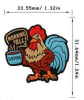 Rooster with Coffee Silicone Focal Bead - Image 2 of 0