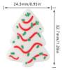 Nostalgic White Christmas Tree Silicone Focal Bead - Image 2 of 0