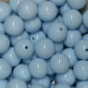 20mm Baby Blue Acrylic Bubblegum Beads - Image 2 of 0