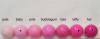 20mm Baby Pink Acrylic Bubblegum Beads - Image 3 of 0