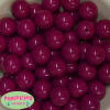 20mm Boysenberry Acrylic Bubblegum Beads Bulk - Image 1 of 0