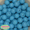 20mm Caribbean Blue Acrylic Bubblegum Beads Bulk - Image 1 of 0