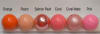 20mm Coral Acrylic Bubblegum Beads - Image 2 of 0
