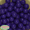 20mm Dark Purple Acrylic Bubblegum Beads Bulk - Image 1 of 0