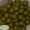 20mm Olive Acrylic Bubblegum Beads Bulk - Image 1 of 0